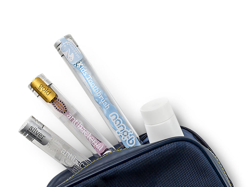 Nano-b | Gold, Silver And Bamboo Charcoal Toothbrush